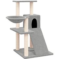 Shumee Cat scratching post with sisal posts light grey 82 cm, 171667 - Cat Scratcher