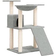 Shumee Cat scratching post with sisal posts light grey 83 cm - Cat Scratcher