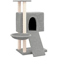 Shumee Cat scratching post with sisal posts light grey 96 cm - Cat Scratcher
