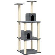 Shumee Cat scratching post with sisal posts dark grey 141 cm - Cat Scratcher