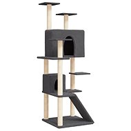 Shumee Cat scratching post with sisal posts dark grey 153 cm, 171695 - Cat Scratcher