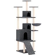Shumee Cat scratching post with sisal posts dark grey 175 cm - Cat Scratcher
