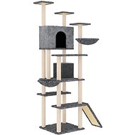 Shumee Cat scratching post with sisal posts dark grey 191 cm - Cat Scratcher
