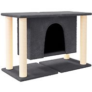 Shumee Cat scratching post with sisal posts dark grey 50 cm - Cat Scratcher