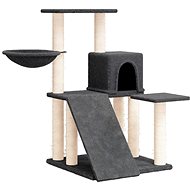Shumee Cat scratching post with sisal posts dark grey 82 cm, 171662 - Cat Scratcher