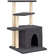 Shumee Cat scratcher with sisal posts dark grey 83,5 cm - Cat Scratcher