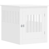Shumee Dog kennel and end table white 64,5 × 80 × 71 cm - Dog Kennel