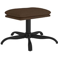 Shumee Ottoman brown 60 × 60 × 36 cm textile - Footstool