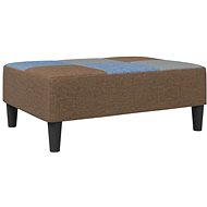 Shumee Patchwork Ottoman 77 × 55 × 31 cm textile - Footstool