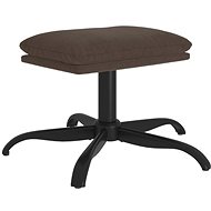 Shumee Ottoman dark grey 60 × 60 × 36 cm microfiber fabric - Footstool