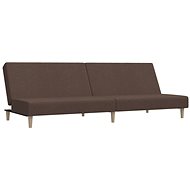 2místná rozkládací pohovka taupe textil , 337284 - Pohovka