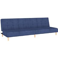 2místná rozkládací pohovka modrá textil , 337349 - Pohovka