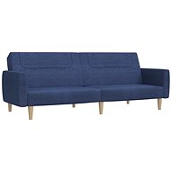 2místná rozkládací pohovka modrá textil, 337409 - Pohovka