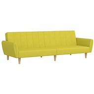 2místná rozkládací pohovka zelená textil, 337530 - Pohovka