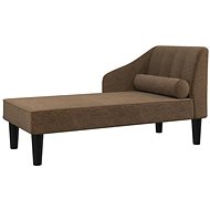 2místná pohovka hnědá textil, 340728 - Pohovka