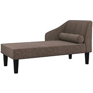 2místná pohovka taupe textil, 340732 - Pohovka