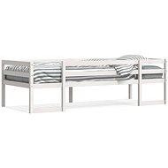 Children's bed white, 80 × 200 cm, solid pine wood - Bed