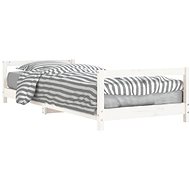 Shumee Children's bed white 80 × 200 cm solid pine wood, 834391 - Bed