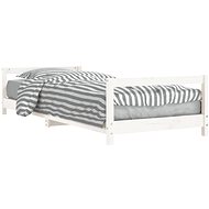 Shumee Children's bed white 90 × 190 cm solid pine wood, 834403 - Bed