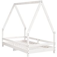 Shumee Children's bed white 80 × 160 cm solid pine wood, 834490 - Bed