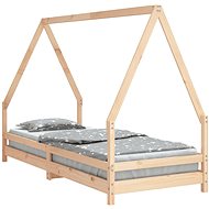 Shumee Children's bed 90 × 200 cm solid pine wood, 834483 - Bed