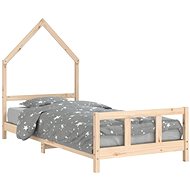 Shumee Children's bed 90 × 190 cm solid pine wood, 834561 - Bed