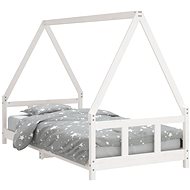 Shumee Children's bed white 90 × 190 cm solid pine wood, 834463 - Bed