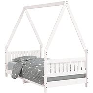 Shumee Children's bed white 80 × 160 cm solid pine wood, 834505 - Bed