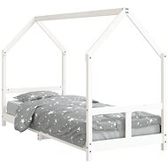 Shumee Children's bed white 80 × 200 cm solid pine wood, 835716 - Bed