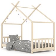 Shumee Children's bed frame solid pine wood 90 × 200 cm - Bed Frame