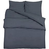 Shumee Bedding set 1+2 anthracite 200 × 200 cm microfiber, pillows 80 × 80 cm - Bed Linen