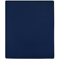 Shumee Jersey 2 pcs navy blue 180 × 200 cm cotton - Bedsheet