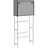 SHUMEE 2 tier storage rack above washing machine grey 71 × 29,5 × 170,5 cm iron - Shelving Unit