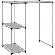 SHUMEE Storage shelf above washing machine grey 87 × 55 × 90,5 cm iron - Shelving Unit