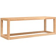 SHUMEE Towel shelf 60 × 20 × 20 cm solid walnut wood - Bathroom Shelf