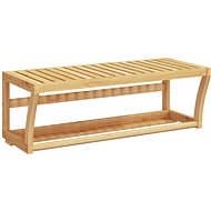 SHUMEE Wall shelf for towels 60 × 25 × 20 cm bamboo - Bathroom Shelf