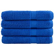 Shumee Premium 4 ks modré 100 × 200 cm 600 g/m2 100% bavlna - Towel Set