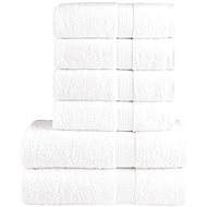 Shumee Premium 6dílná bílá 600 g/m2 100% bavlna - Towel Set