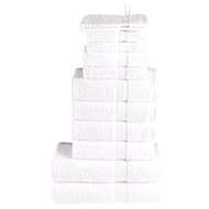 Shumee Premium 12dílná bílá 600 g/m2 100% bavlna - Towel Set