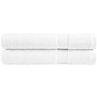 Shumee Premium 2 pcs white 80 × 200 cm 600 g/m2 100% cotton - Towel Set