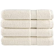 Shumee Premium 4 ks krémové 100 × 200 cm 600 g/m2 100% bavlna - Towel Set