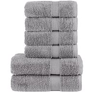 Shumee Premium 6dílná šedá 600 g/m2 100% bavlna - Towel Set