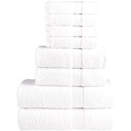 Shumee Premium 8-piece white 600 g/m2 100% cotton - Towel Set
