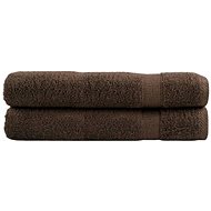 Shumee Premium 2 ks hnědé 80 × 200 cm 600 g/m2 100% bavlna - Towel Set