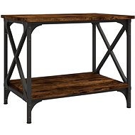 SHUMEE brown oak 55 × 38 × 45 cm - Side Table