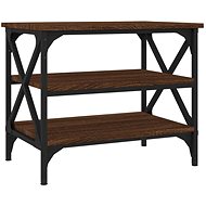 SHUMEE brown oak 55 × 38 × 45cm - Side Table