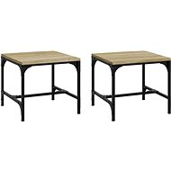 Storage tables 2 pcs oak sonoma 40 × 40 × 35 cm - Side Table