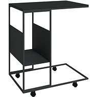 SHUMEE with wheels black 55 × 36 × 63,5 cm - Side Table