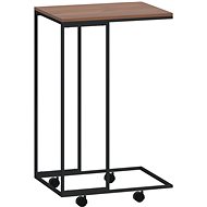 SHUMEE with wheels black 40 × 30 × 63,5 cm - Side Table