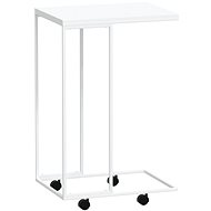 SHUMEE with wheels white 40 × 30 × 63,5 cm - Side Table